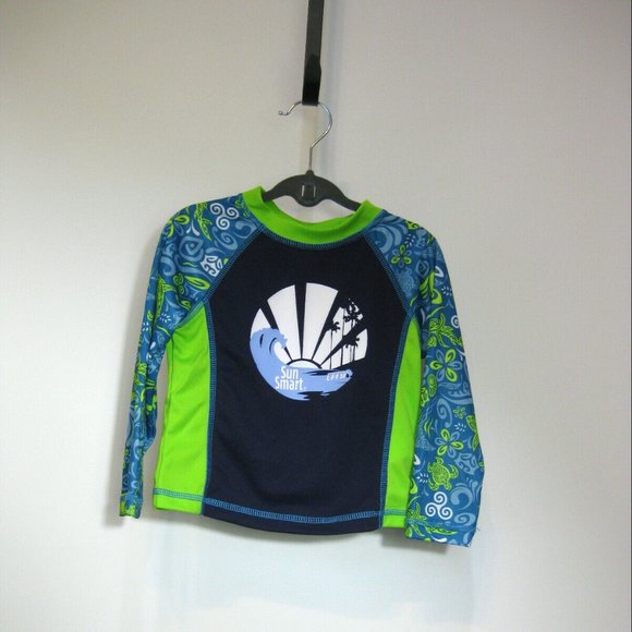 Aqua Leisure NWOT Smart Beach Gear Kids Swim Tee18 - Picture 3 of 9